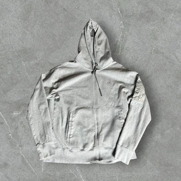 A‎ Cold Wall Hoodie Mens Medium Grey Fleece Full Zip Streetwear Utility Tactical - Picture 1 of 10